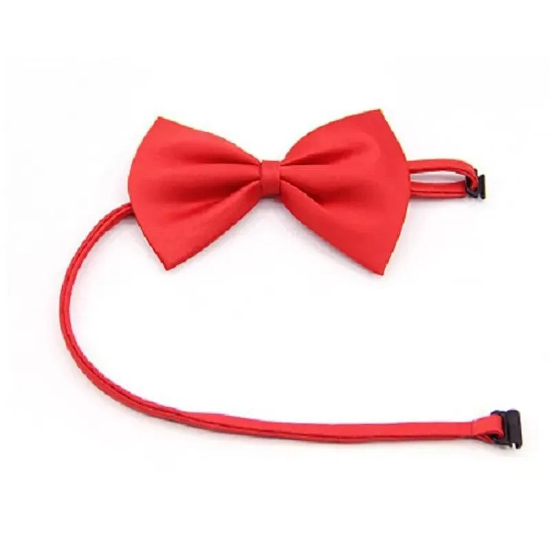 Adjustable Formal Pet Bow Tie Necklace