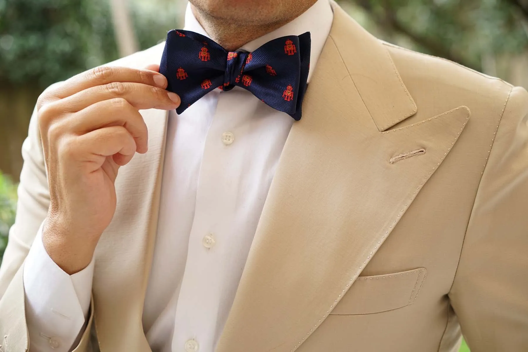 Angry Robot Self Bow Tie