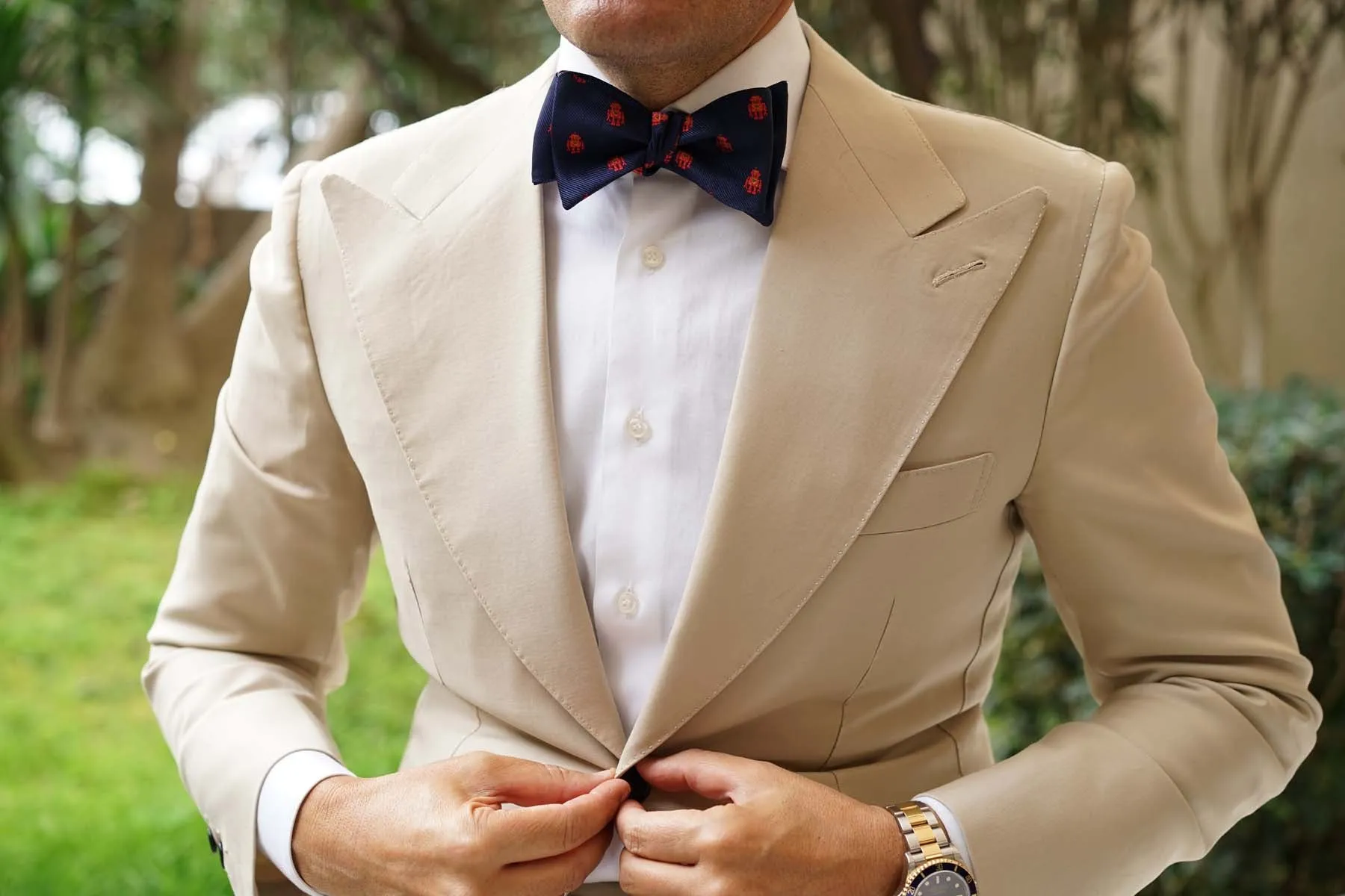 Angry Robot Self Bow Tie