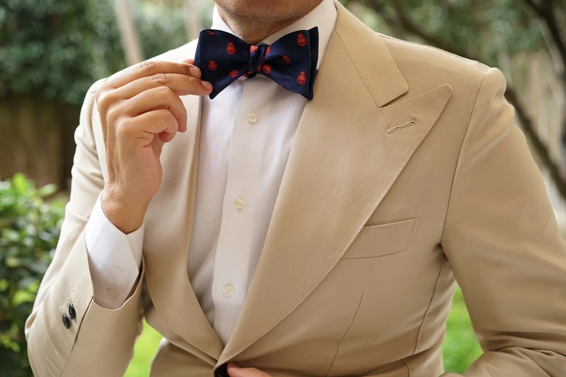 Angry Robot Self Bow Tie