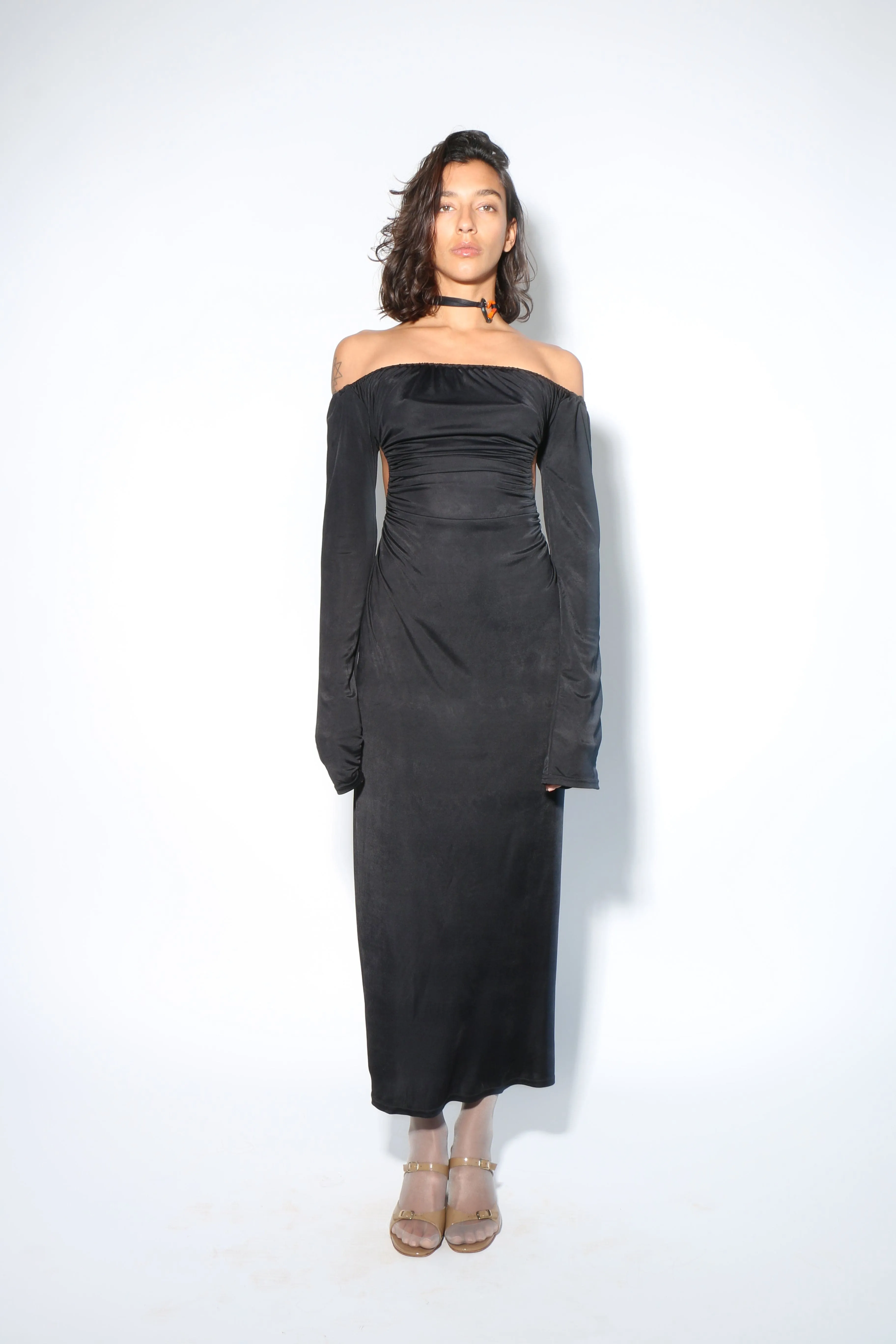 Black Off Shoulder Dress