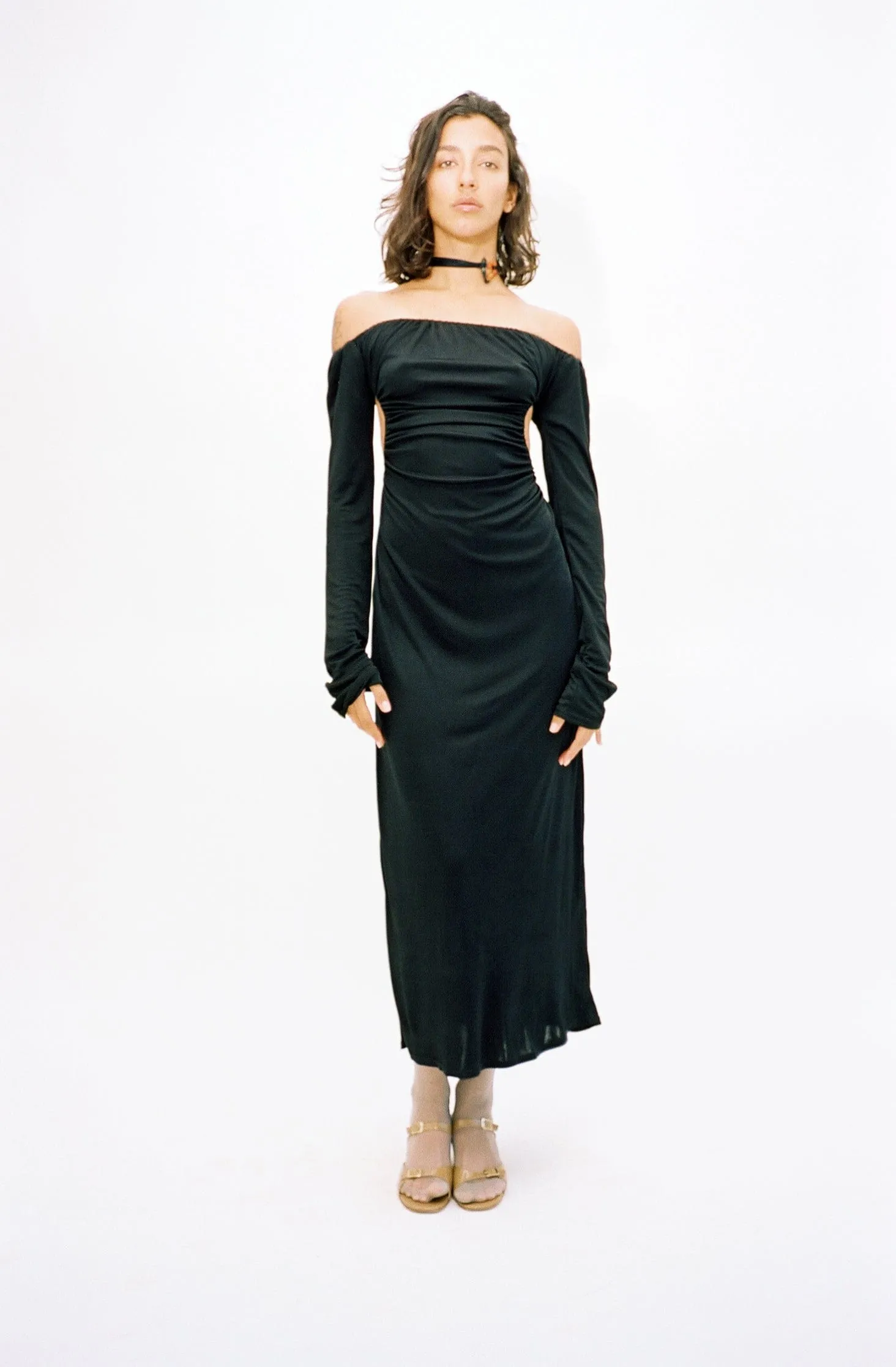 Black Off Shoulder Dress