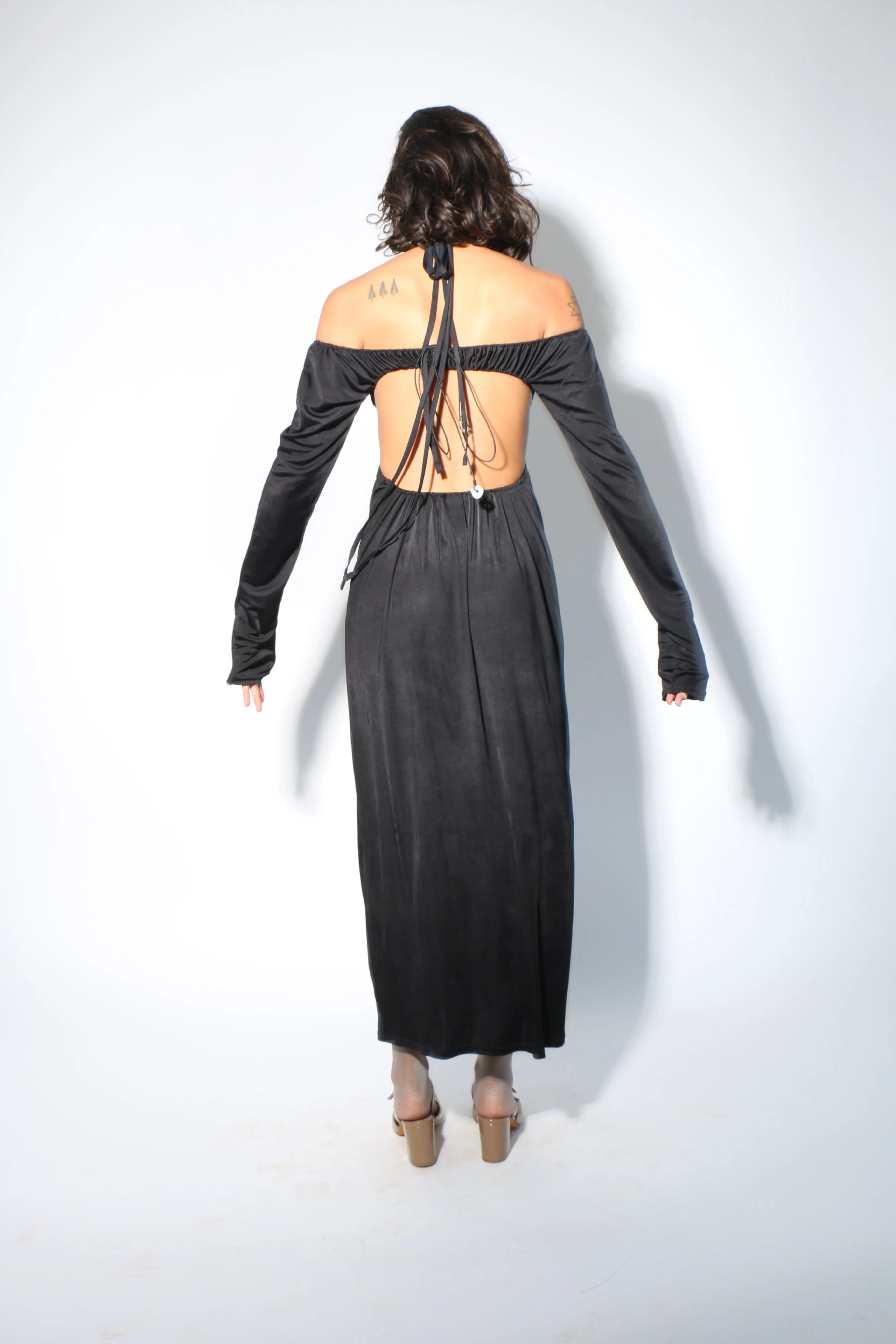 Black Off Shoulder Dress