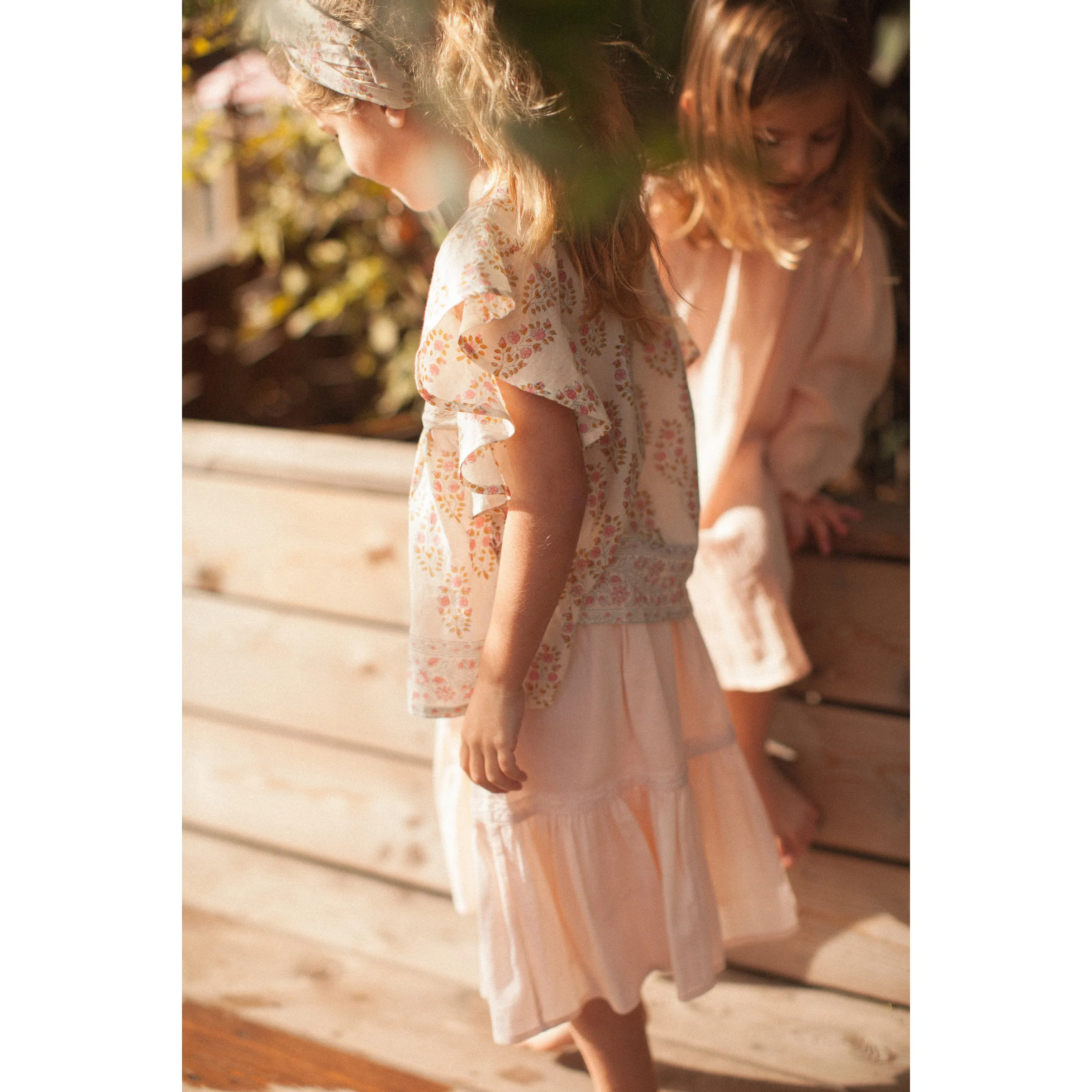 Bonheur du Jour Paris Baby   Girls Blouse Ecru Rosee