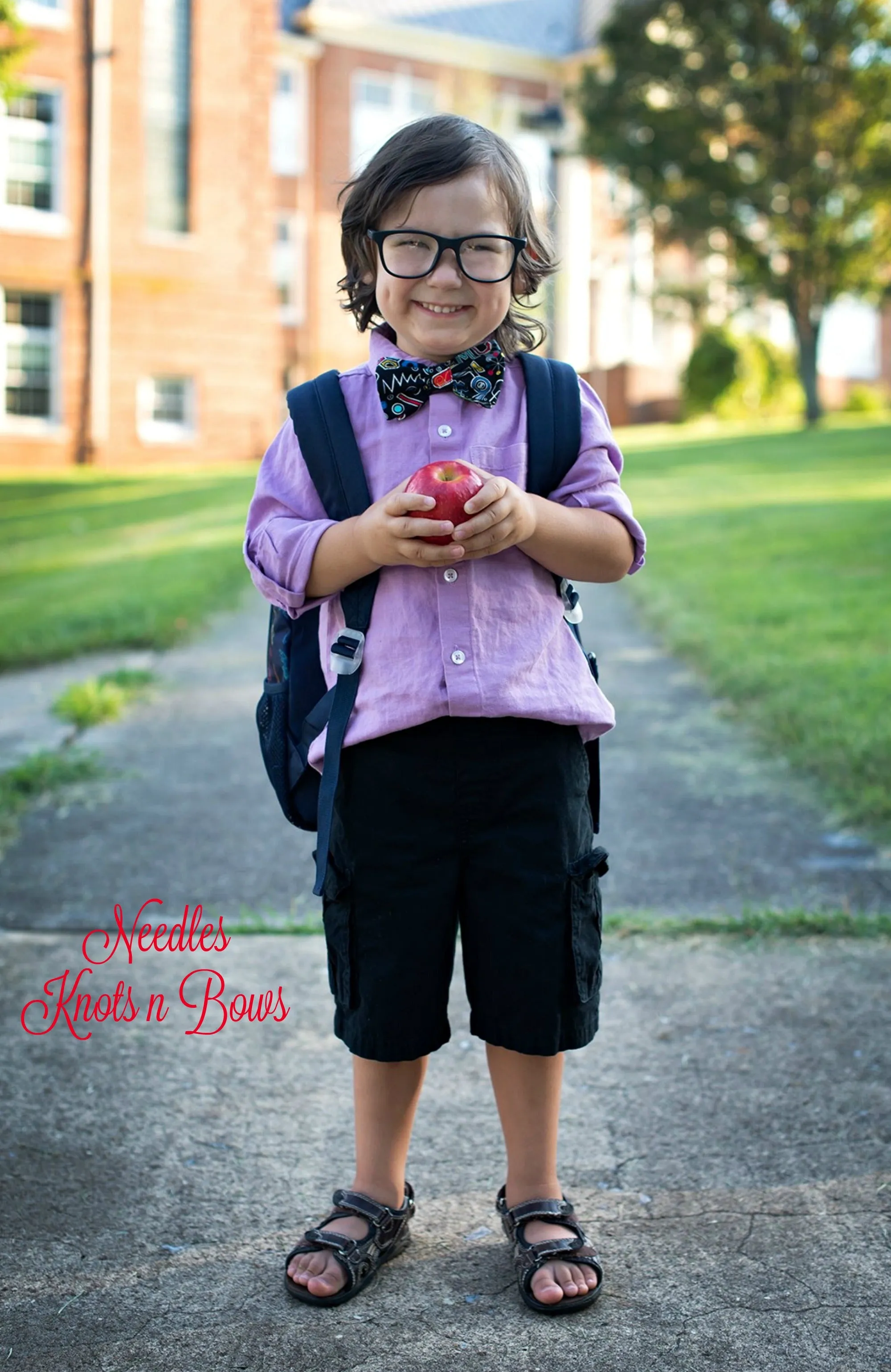 Chemistry, Math, School Pre Tied Bow Tie
