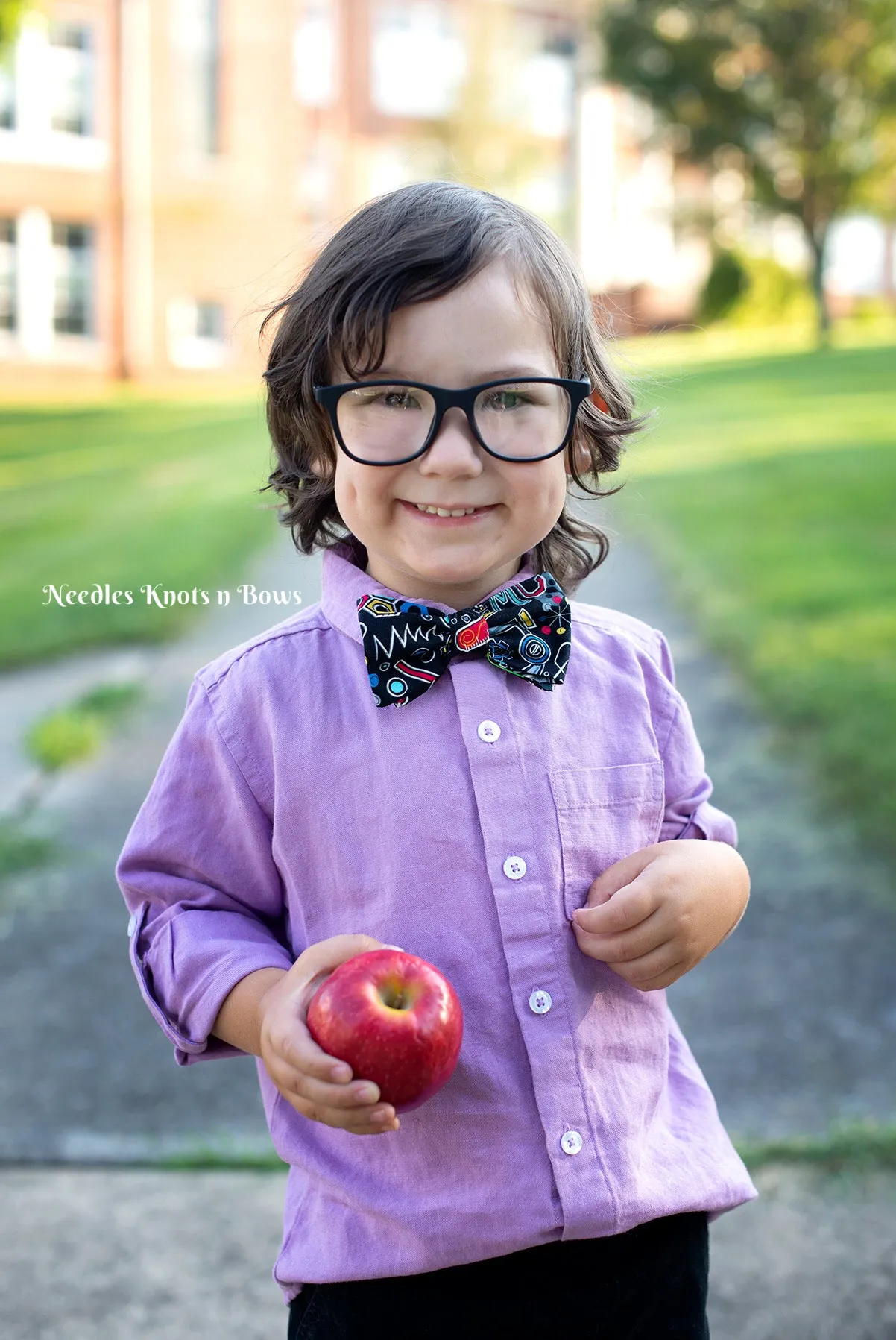 Chemistry, Math, School Pre Tied Bow Tie