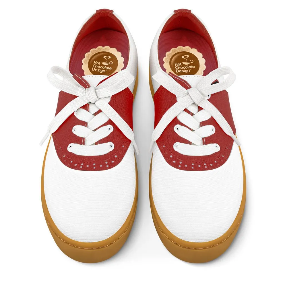 Chocolaticas® SADDLE RED Sneakers