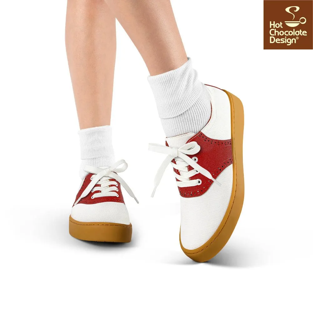 Chocolaticas® SADDLE RED Sneakers