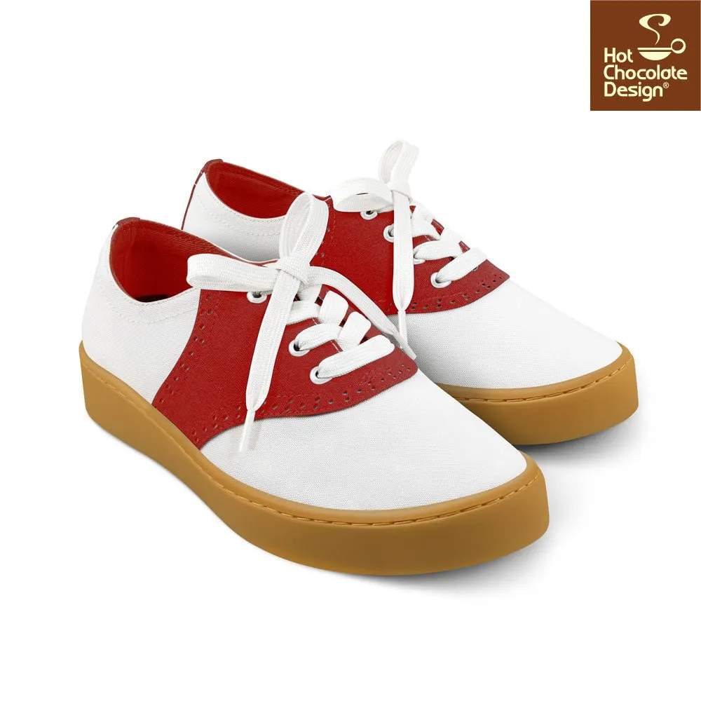 Chocolaticas® SADDLE RED Sneakers