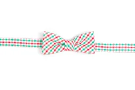 Christmas Tattersall Boy's Bow Tie
