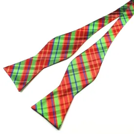 Classy Men Xmas Spirit Silk Self-Tie Bow Tie