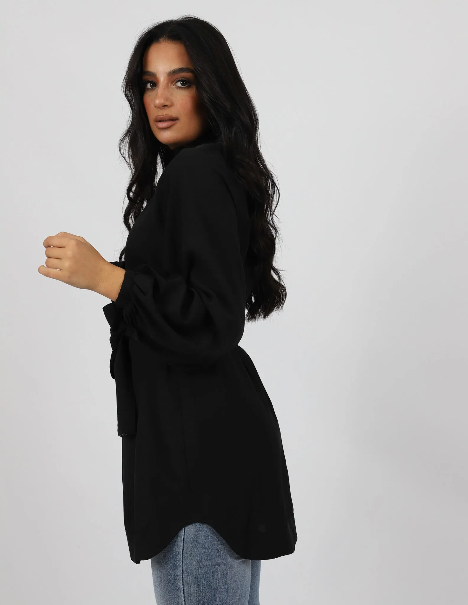Escape Vintage Tie Blouse