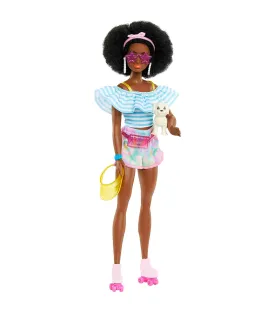 Fab Deluxe Barbie Fashion Doll - Rollerskater