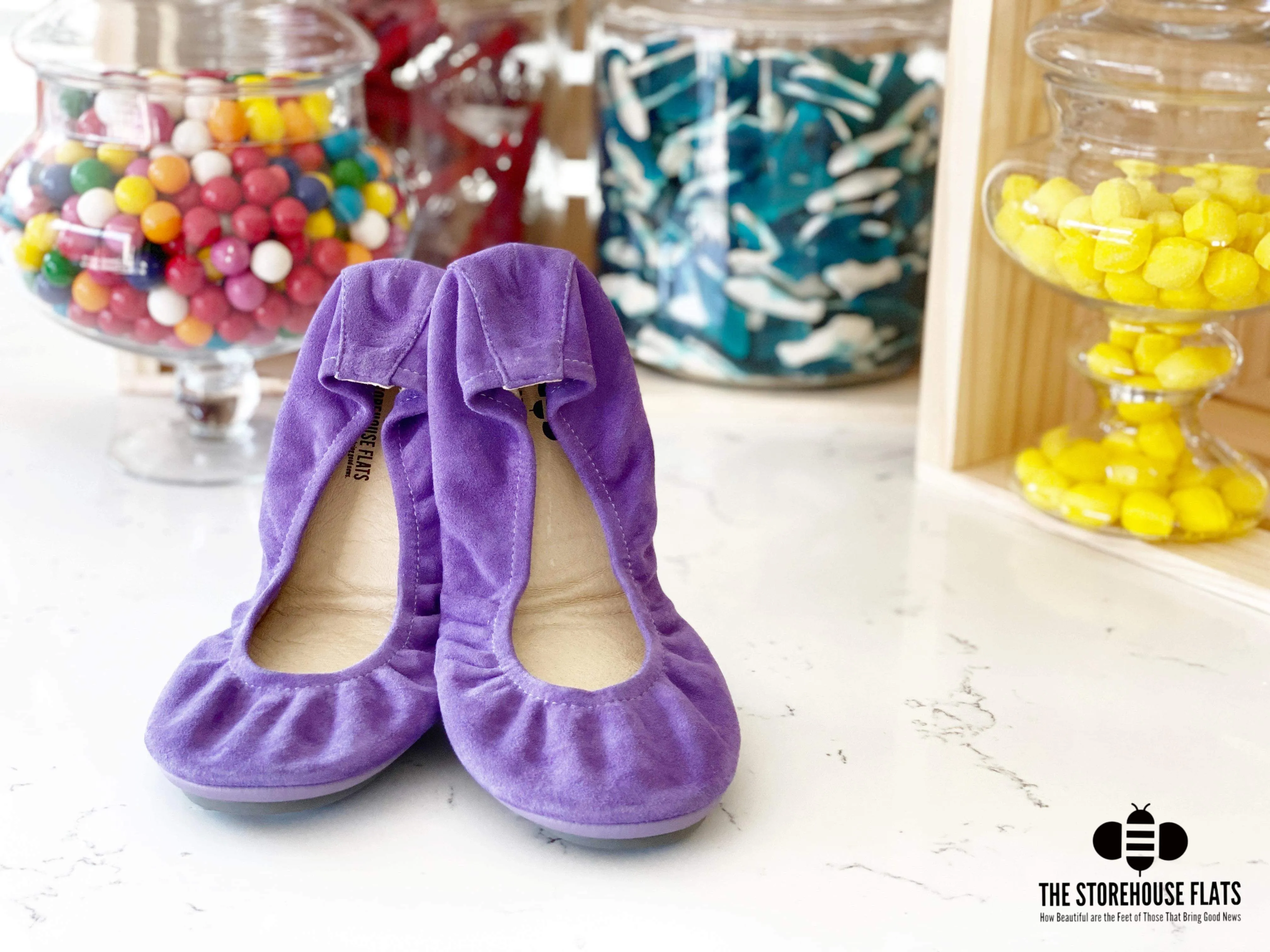 Gumball Grape Suede