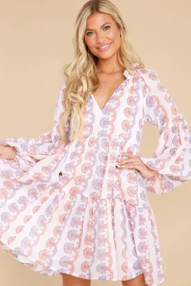 Holland Red Balloon Sleeve Short Dress
