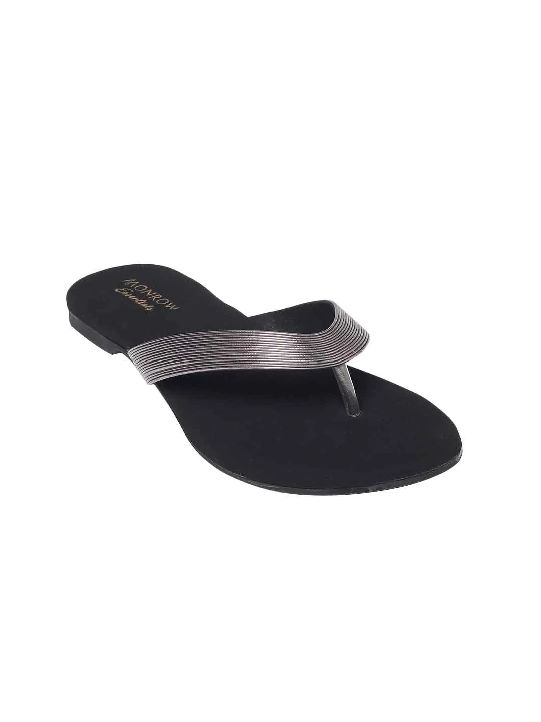 Isabella Gun Metal Flats