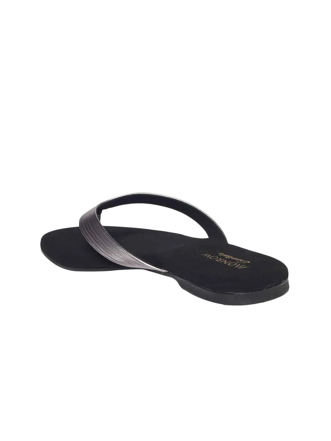 Isabella Gun Metal Flats