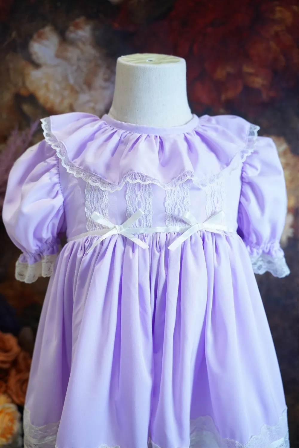 JannyBB Purple Heirloom Lace dress