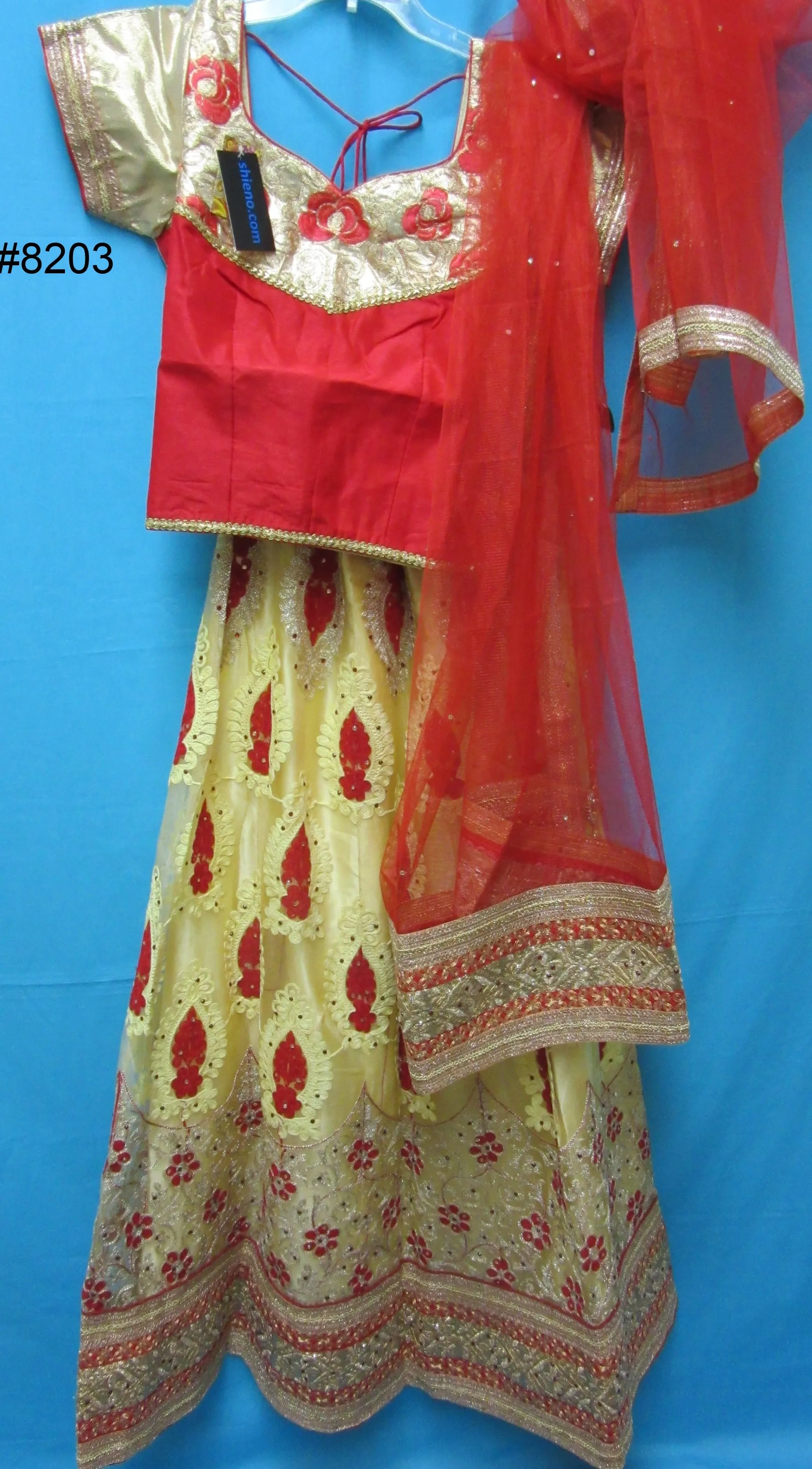 Lehenga 8205 Indian Wedding Lehenga Choli Blouse Shieno Sarees