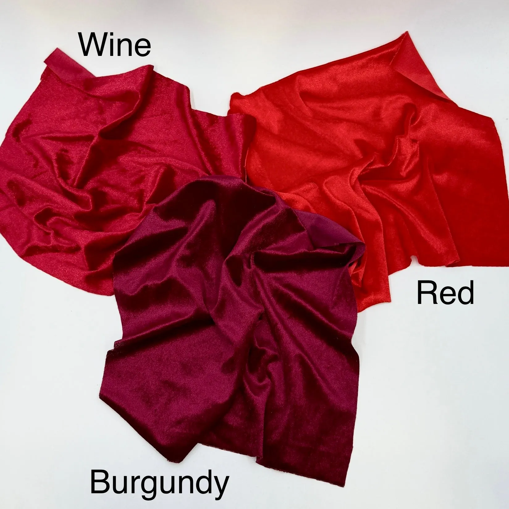 Lush Velvet Drapery Panel in Red