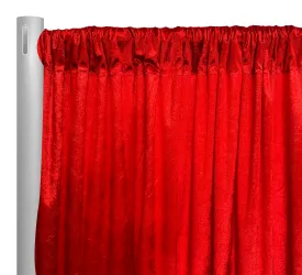 Lush Velvet Drapery Panel in Red