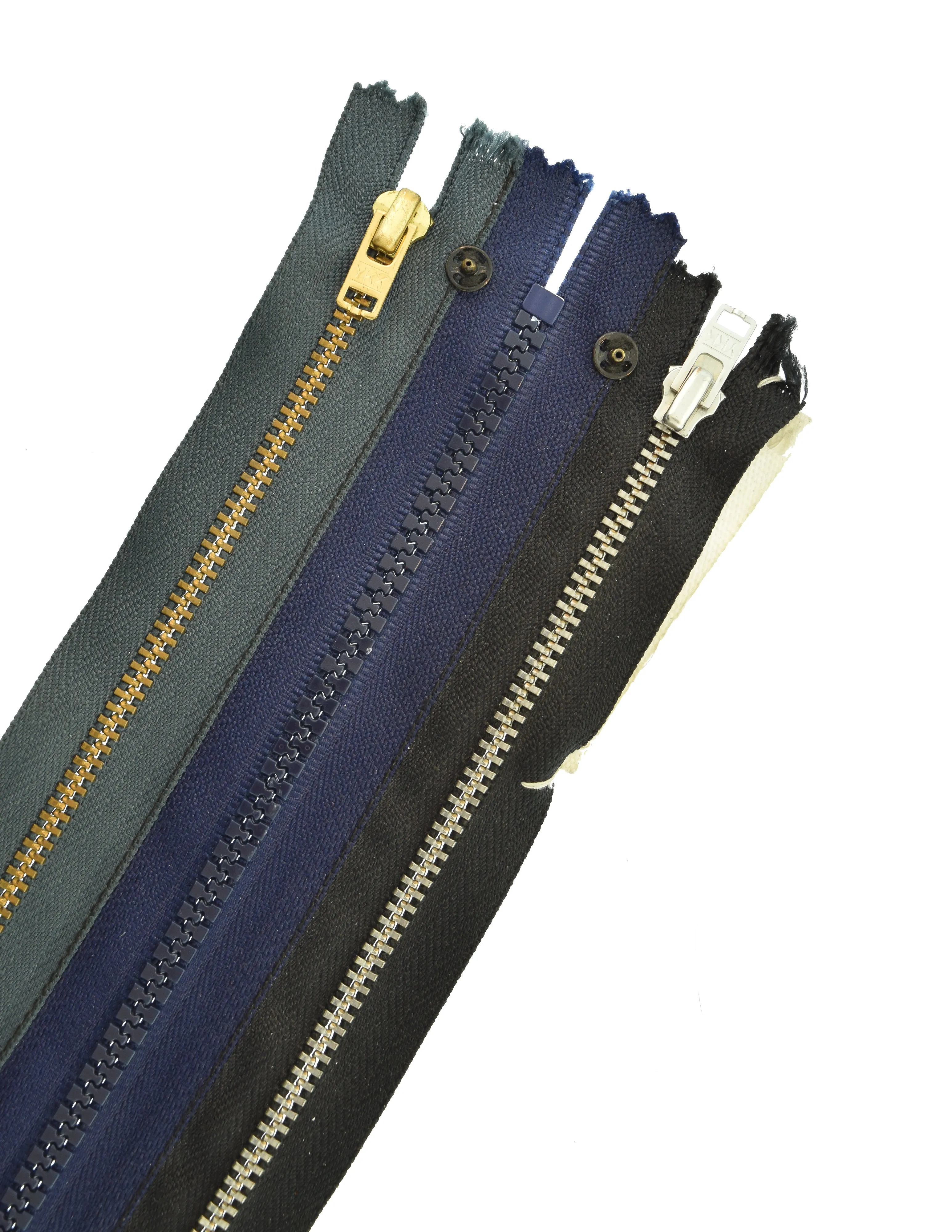 Maison Martin Margiela Vintage AW 2006 Artisanal Three Row Zipper Wide Bracelet