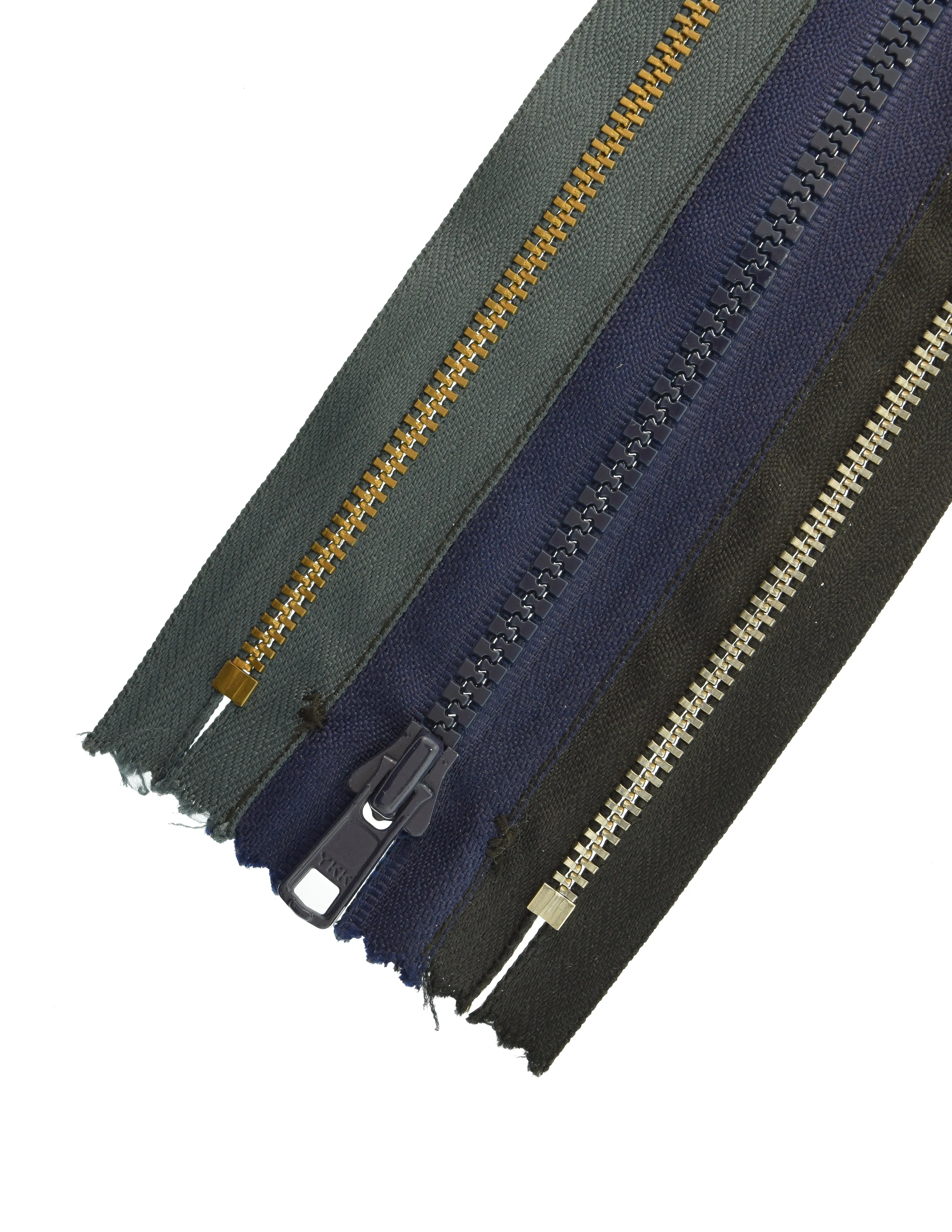 Maison Martin Margiela Vintage AW 2006 Artisanal Three Row Zipper Wide Bracelet