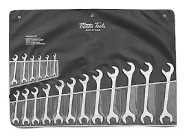 Martin Tools OB18K 18 PC Angle Opening Hydraulic Wrench Set, SAE, 11/32" - 1 1/2" (1 Set)