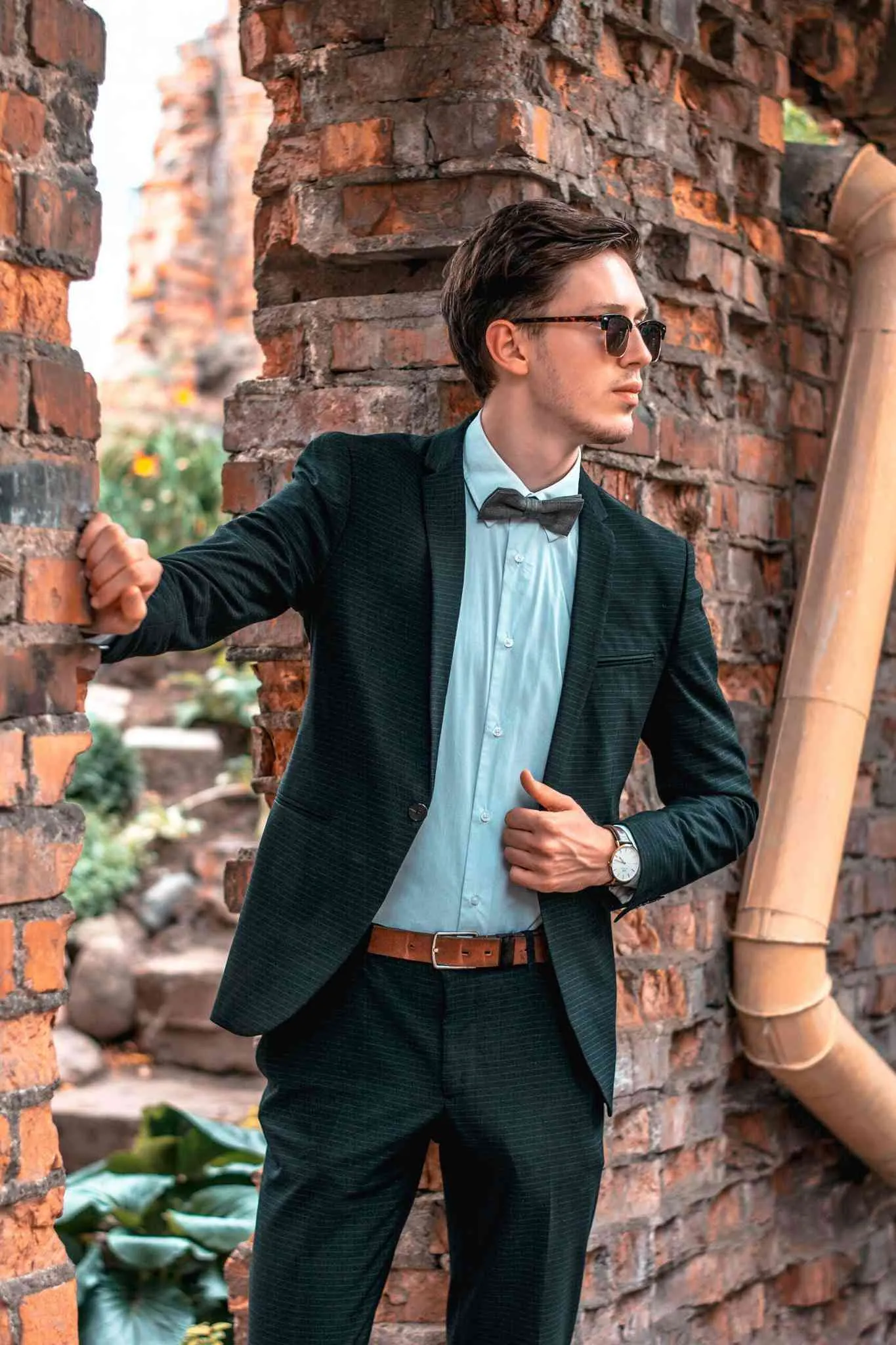 Mens WISTERIA bow tie | Bow tie for weddings and grooms perfect for boys