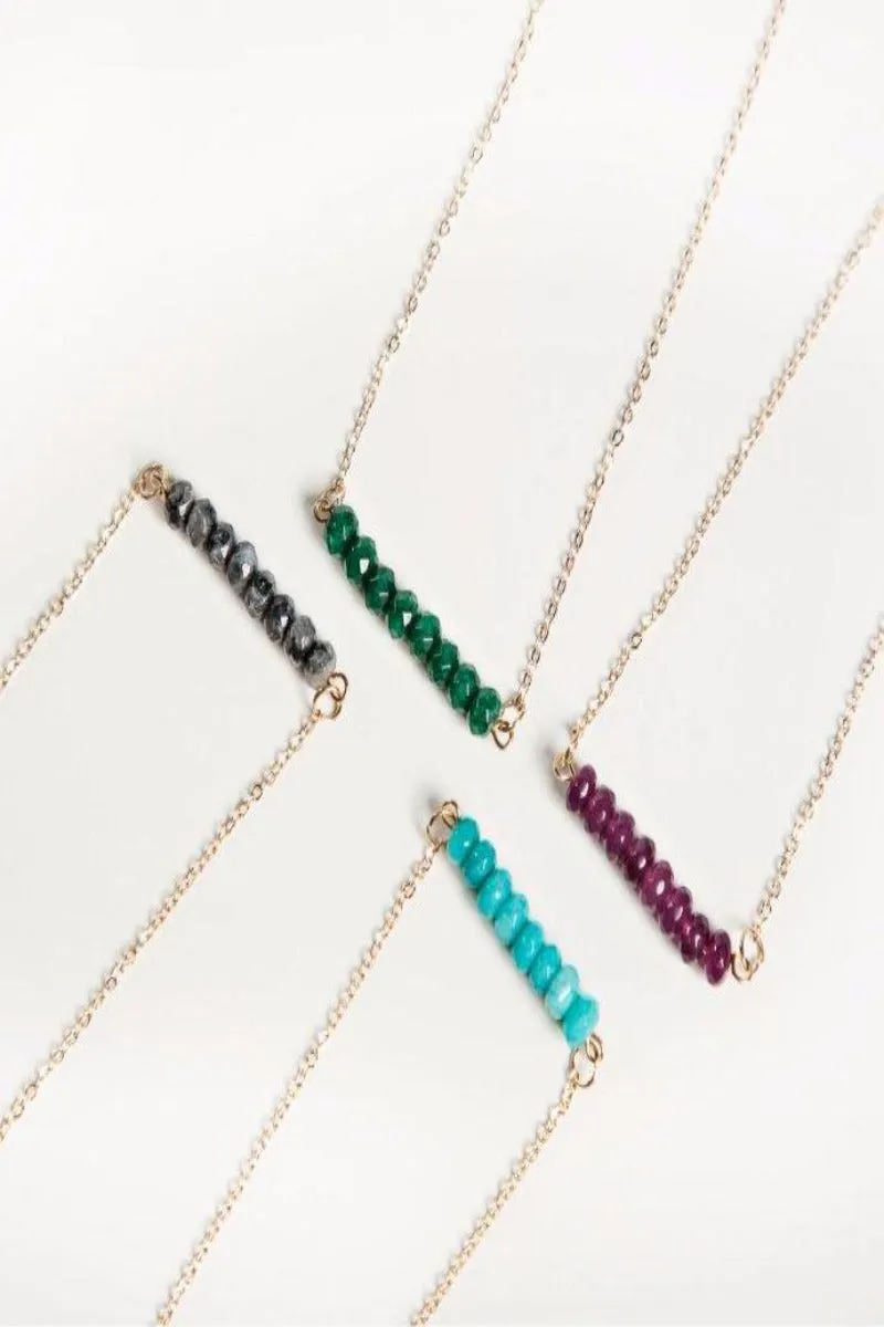 Minimalist Bead Necklace - Final Sale