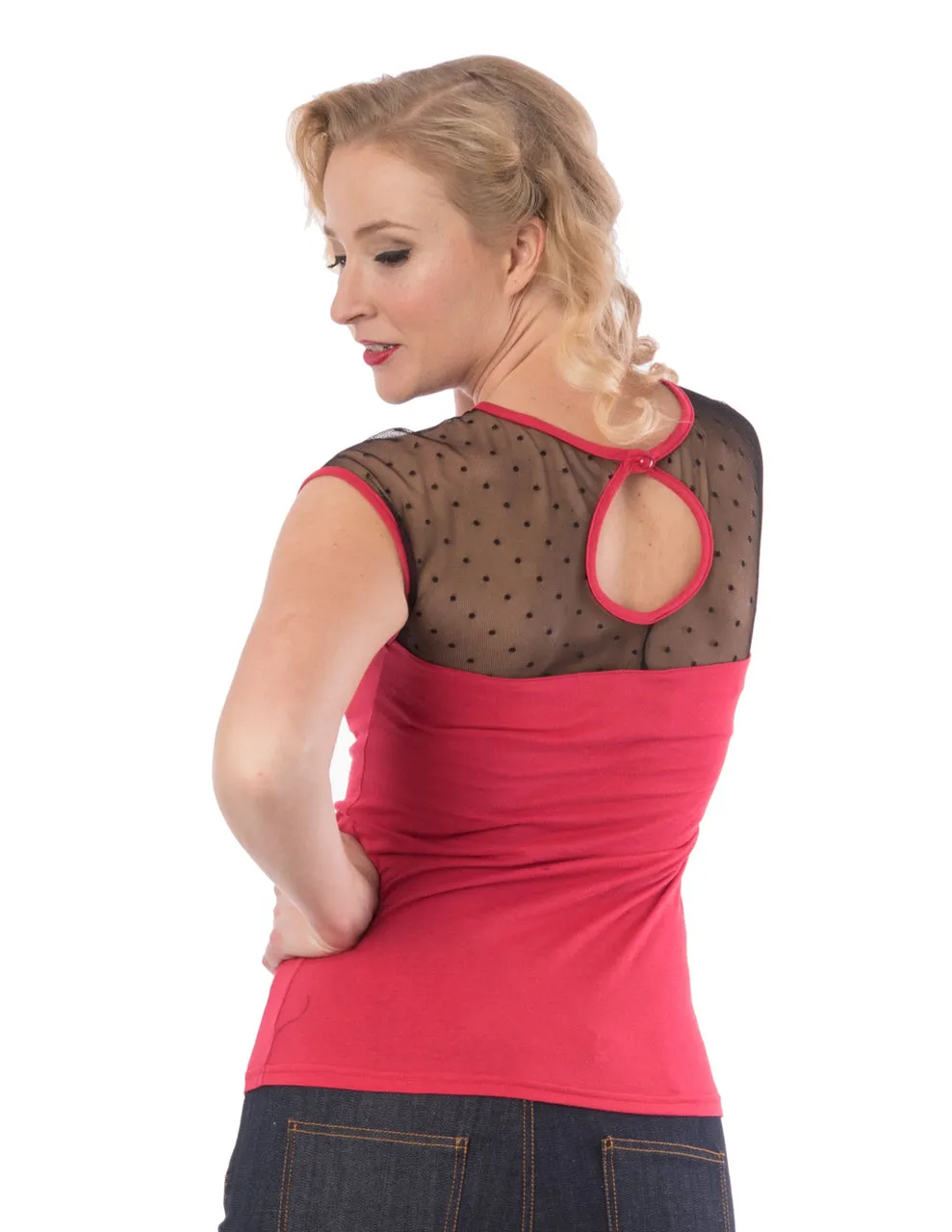 Miss Fancy Top in Red