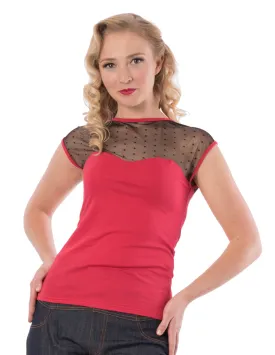 Miss Fancy Top in Red