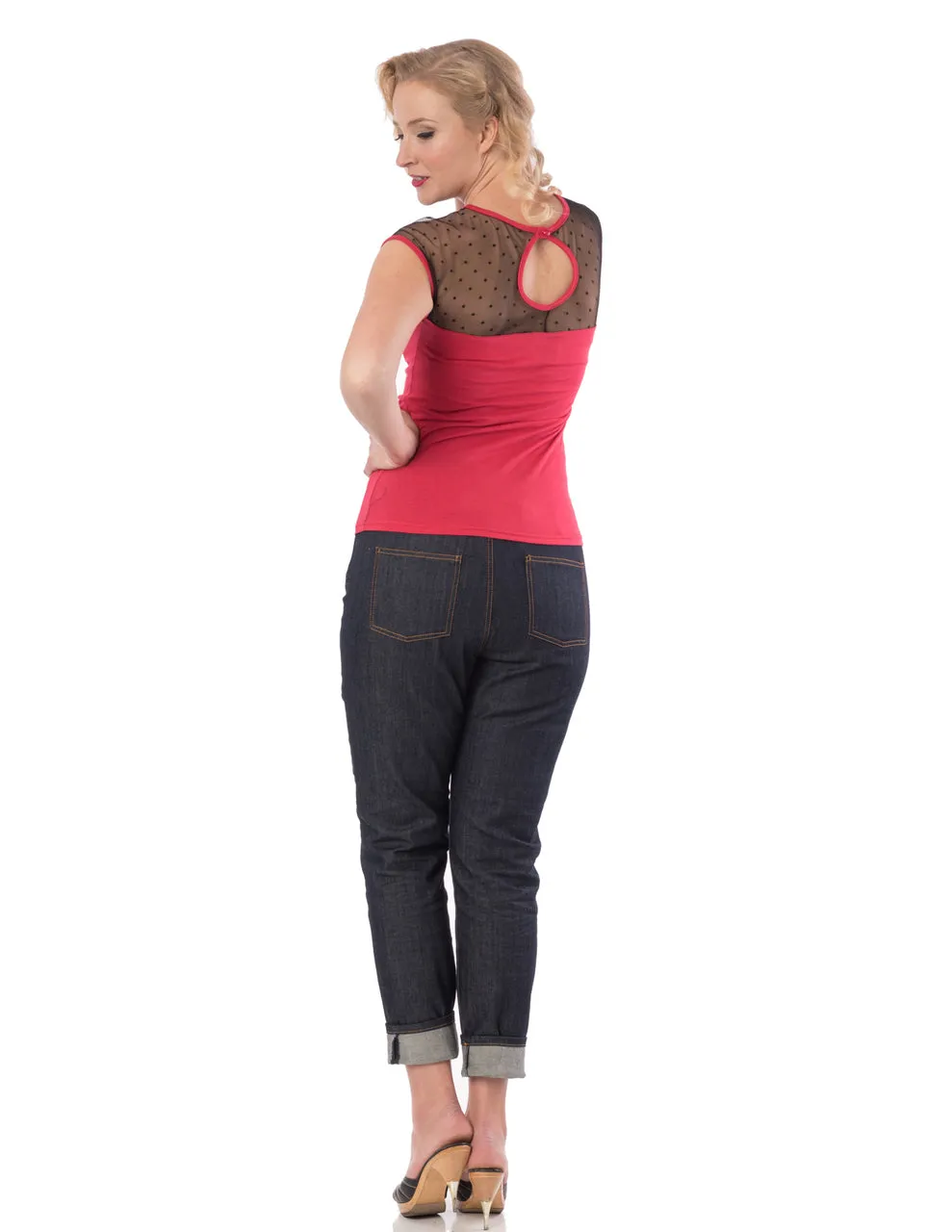 Miss Fancy Top in Red