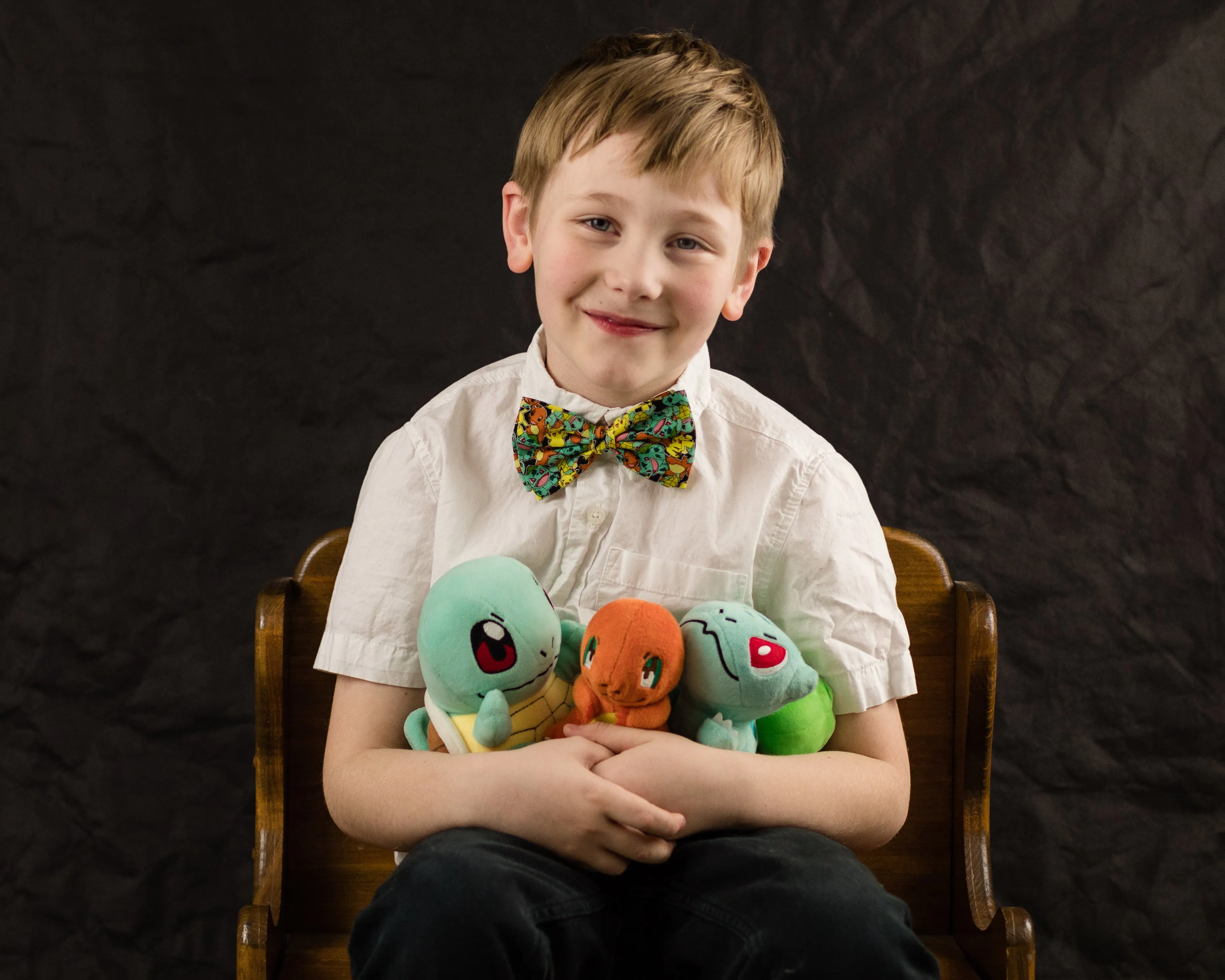 Pokemon Character Bow Tie, Pikachu, Skirtle, Cosplay Bow Tie