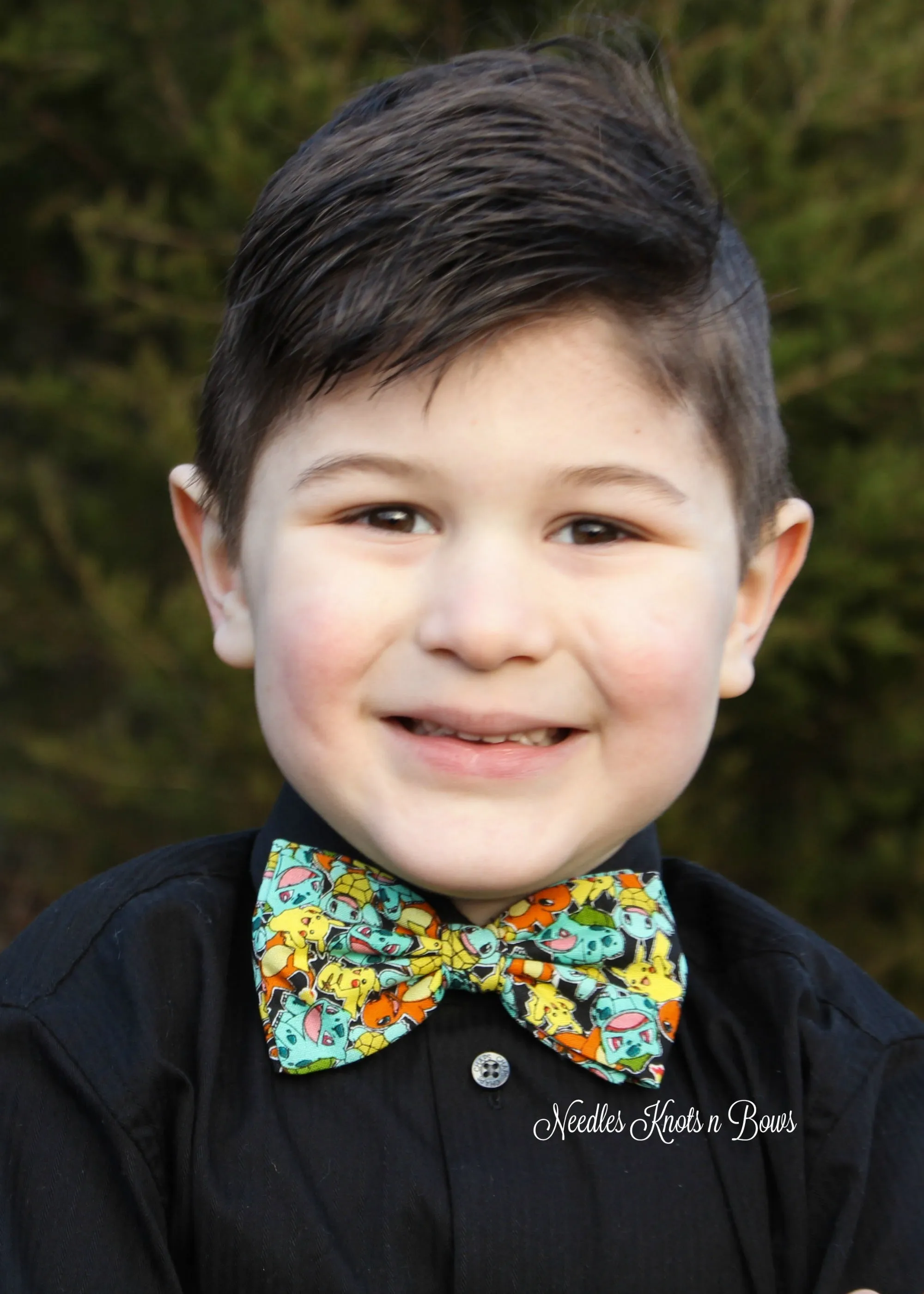 Pokemon Character Bow Tie, Pikachu, Skirtle, Cosplay Bow Tie