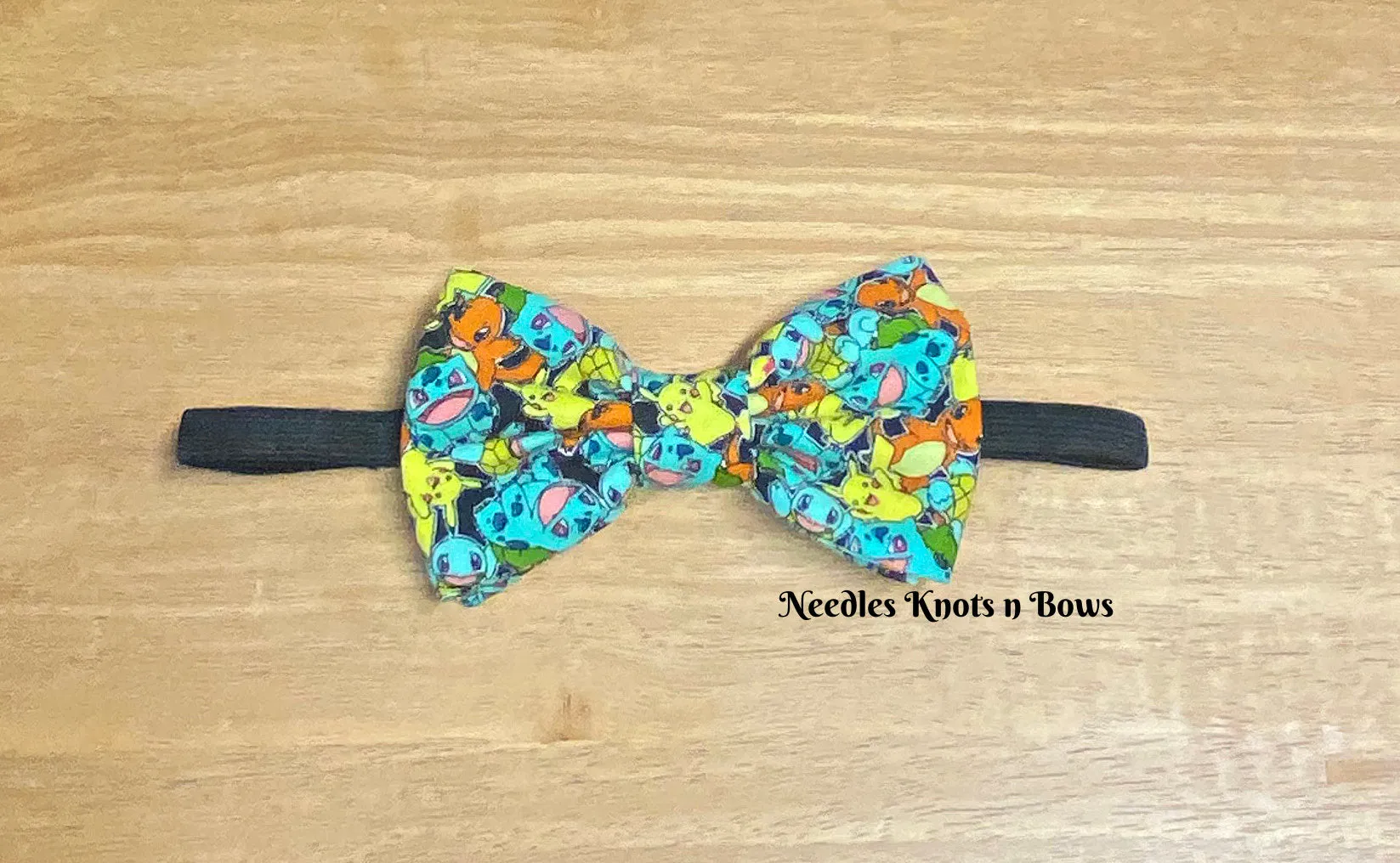 Pokemon Character Bow Tie, Pikachu, Skirtle, Cosplay Bow Tie