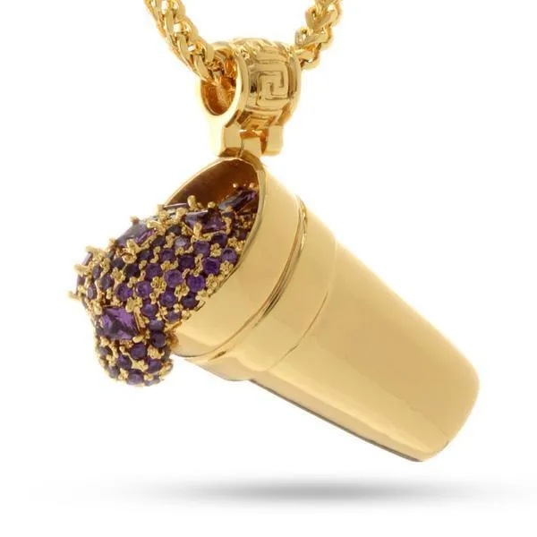 Purple Drank Necklace - Designed by Snoop Dogg x King Ice