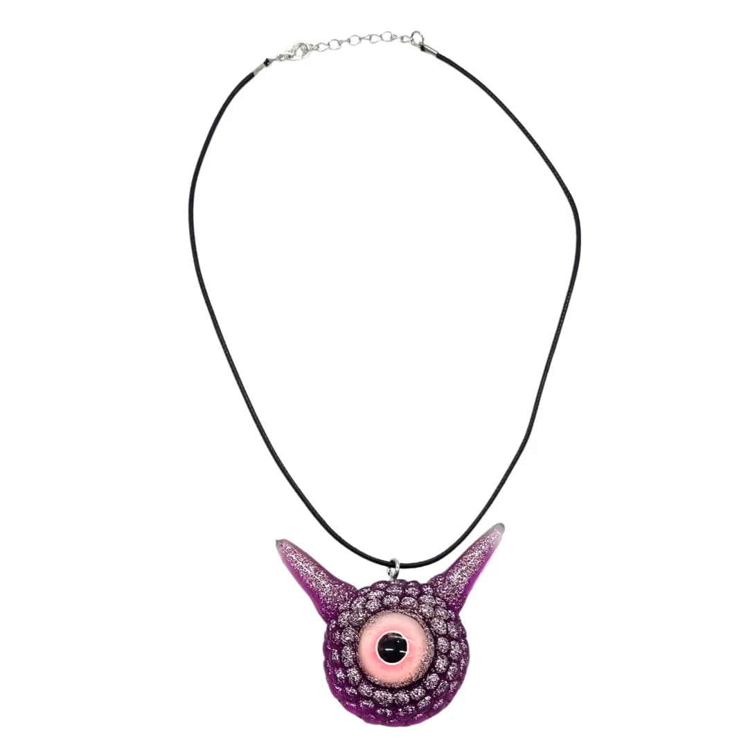 PURPLE EYE NECKLACE