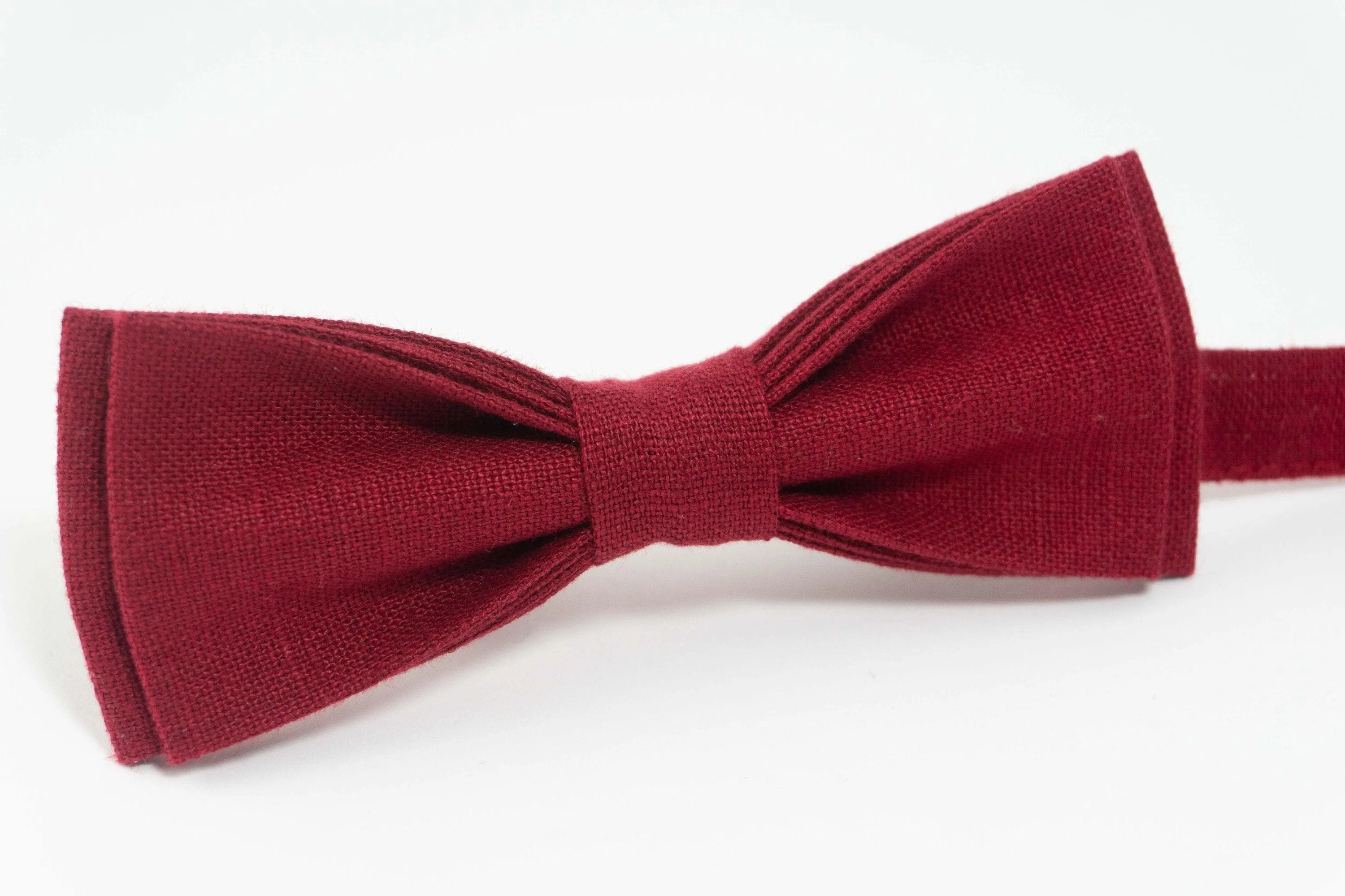 Red wedding bow tie |  groom bow ties
