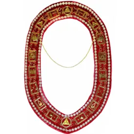 Royal Arch Chapter Chain Collar - Gold Plated