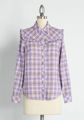 Ruffled Up at the Rodeo Shirt