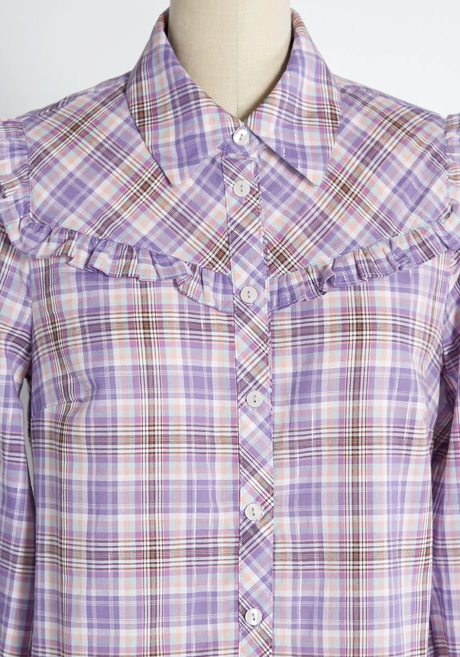 Ruffled Up at the Rodeo Shirt