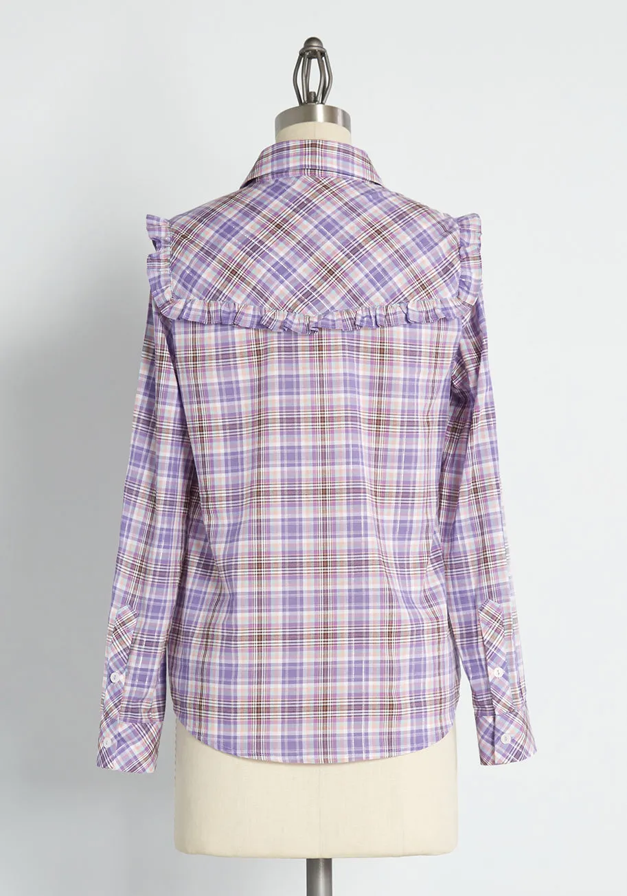 Ruffled Up at the Rodeo Shirt