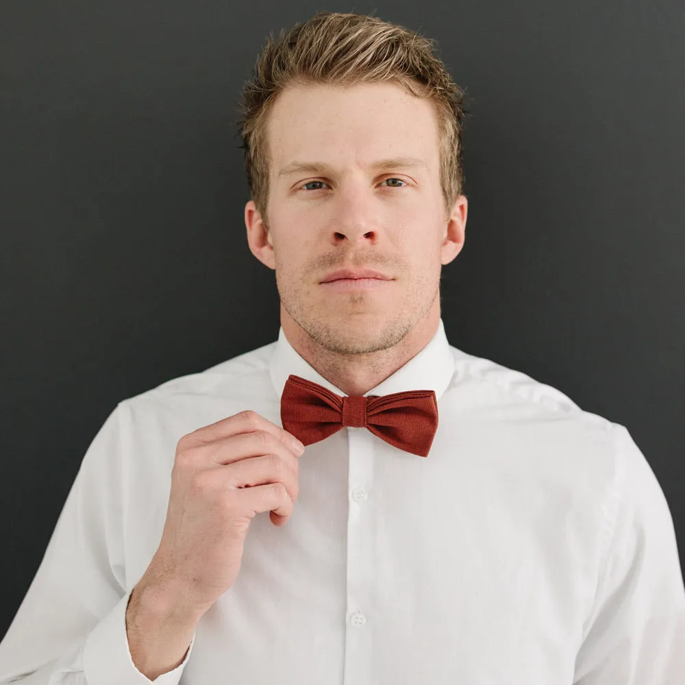 Rust Bow Tie (Pre-Tied)