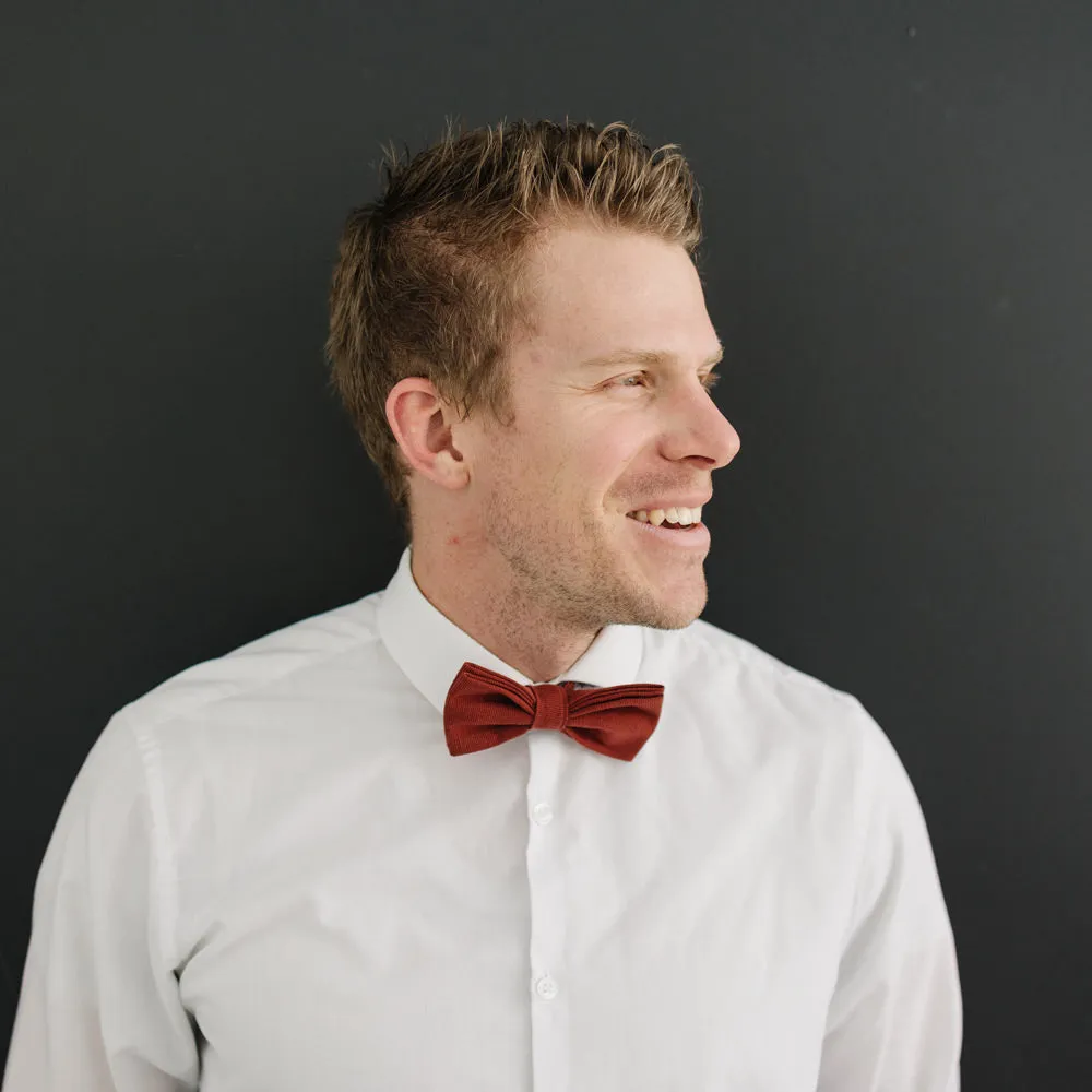 Rust Bow Tie (Pre-Tied)