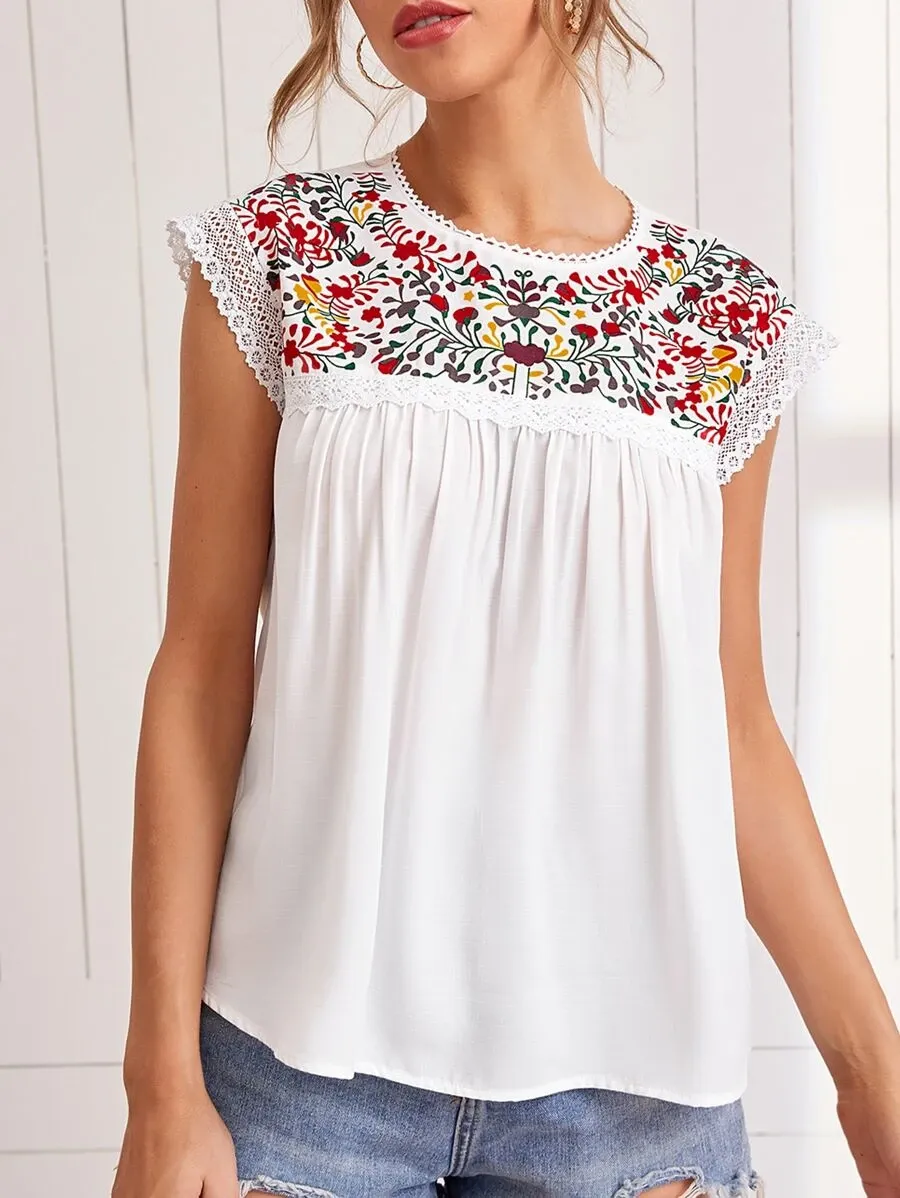Scrisa Floral Blouse