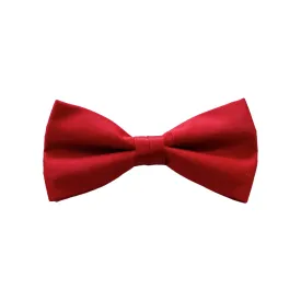 Solid Red Bow Tie