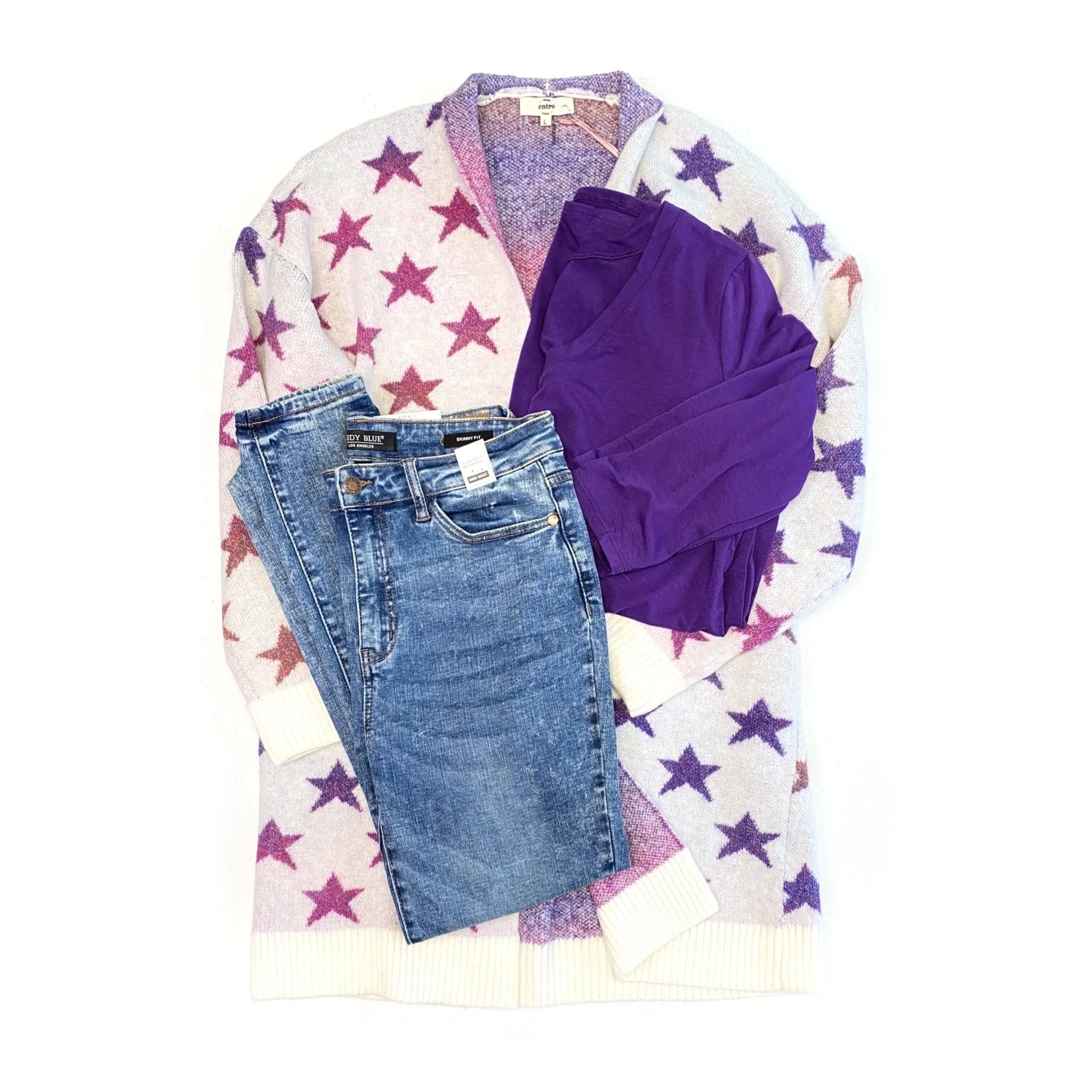 Striking Purple Tunic Top