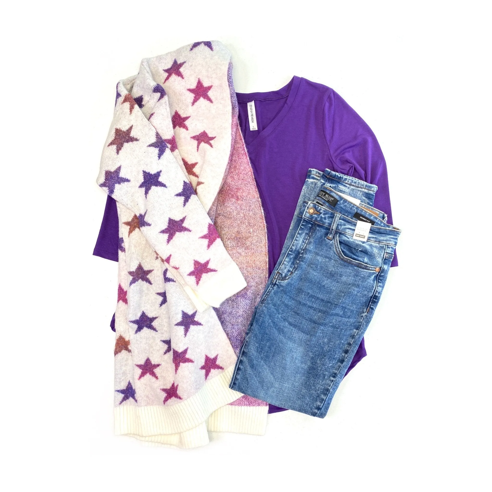 Striking Purple Tunic Top