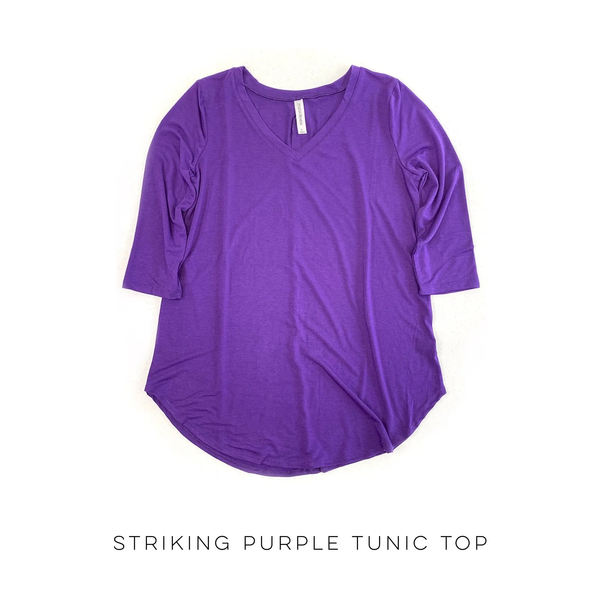 Striking Purple Tunic Top